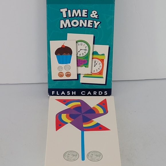 Time & Money Flash Cards School Zone Publishing Elementary Home School Study. En - Picture 4 of 4